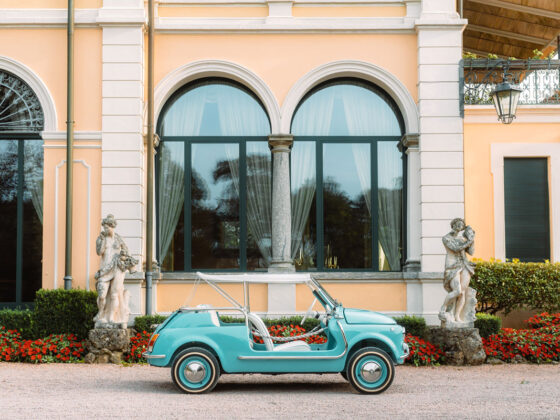 500 spiaggina elettrica conversione restauro auto meccanica interni
